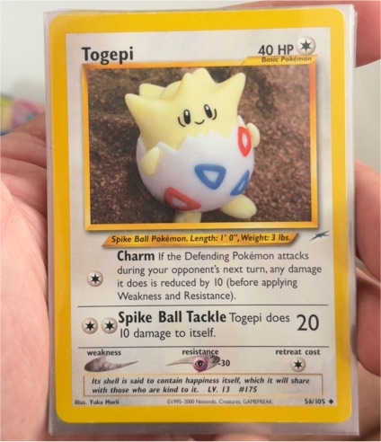 1999 Pokémon #56 Togepi — front