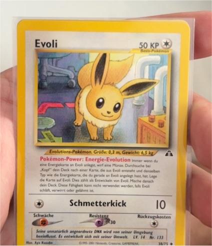 1995 Pokémon #38 Evoli — front