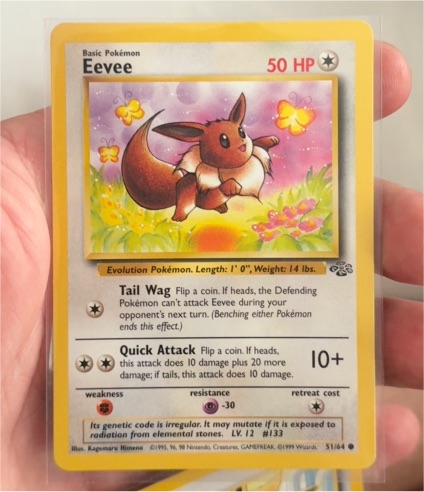 1999 Pokémon #51 Eevee — front