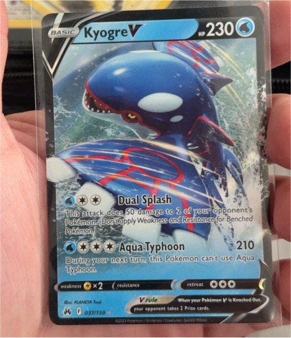 2023 Pokémon #037 Kyogre V — front