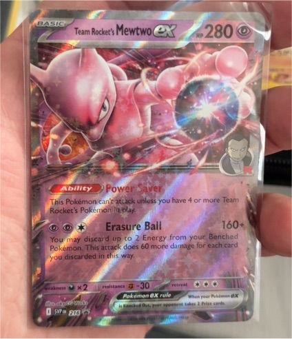 2020 Pokémon SV Promos #216 Team Rocket's Mewtwo ex — front