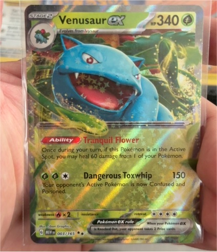 2013 Pokémon Black & White Plasma Storm #003 Venusaur ex — front