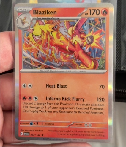 2021 Pokémon D&P Legends Awakened #42 Blaziken — front