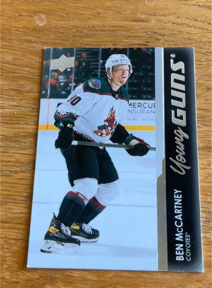 2021 Upper Deck Young Guns #210 Ben McCartney — front