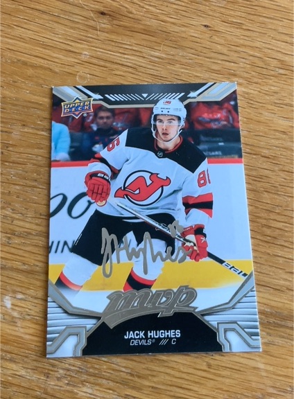 2020 Upper Deck MVP #81 Jack Hughes — front