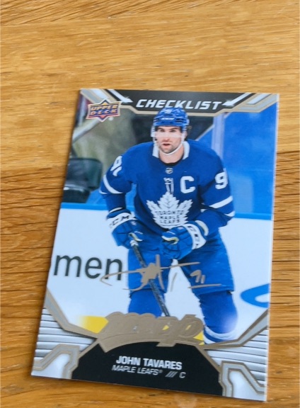 2020 Upper Deck #249 John Tavares — front
