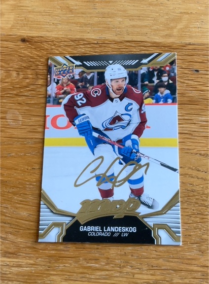 2020 Upper Deck #2020 Gabriel Landeskog — front