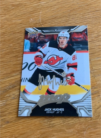 2021 Upper Deck MVP #MAP-JH Jack Hughes — front