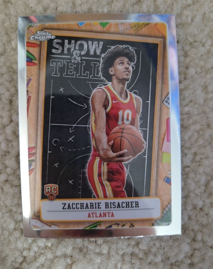 2023 Topps Chrome Show & Tell Zaccharie Risacher — front