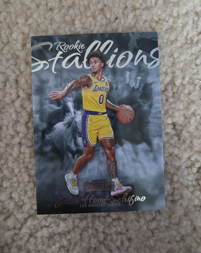 2023 Panini Contenders Rookie Stallions Jalen Hood-Schifino — front