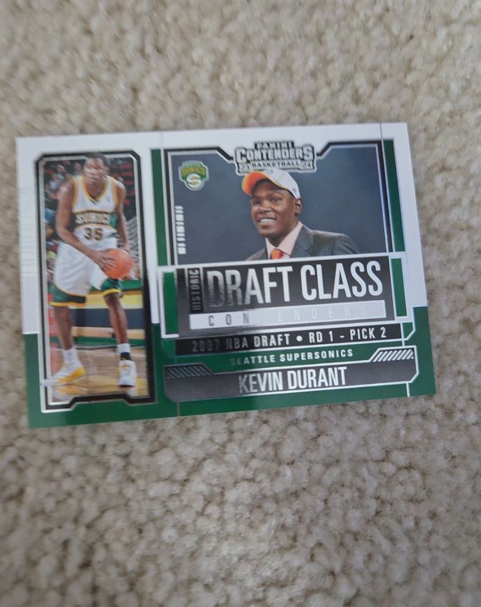 2007 Panini Contenders Draft Class Kevin Durant — front