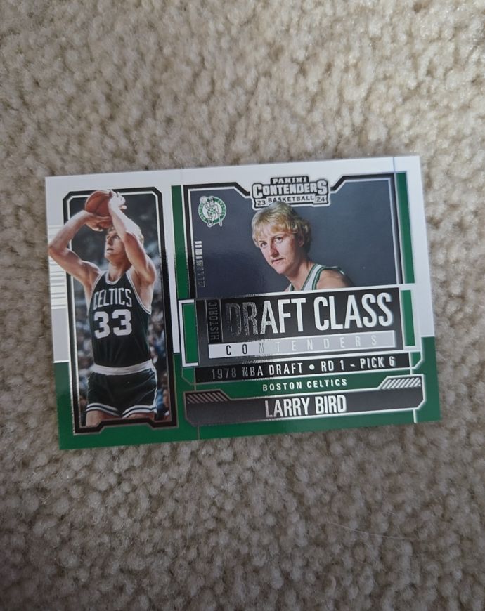 2023 Panini Contenders Basketball Historic Draft Class Larry Bird — front
