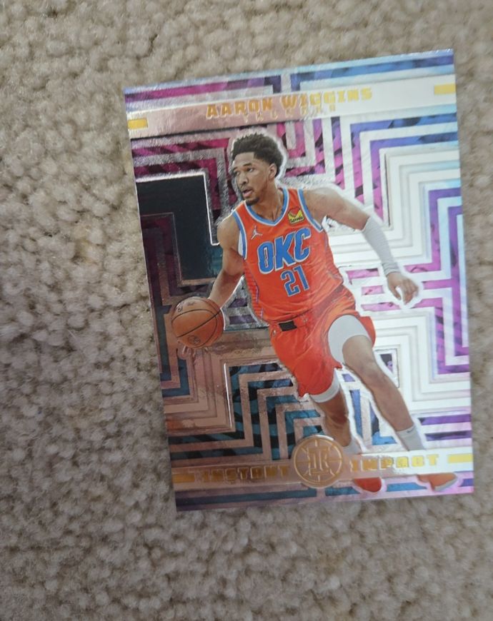 2022 Panini Court Kings Tie-Dye Impact #TIE-21 Aaron Wiggins — front