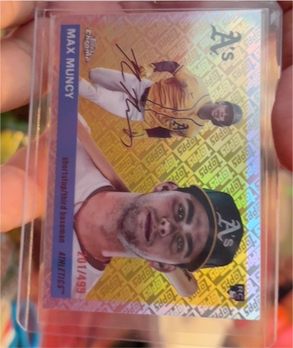2017 Topps Archives Signature Series #TA-MM Max Muncy — front