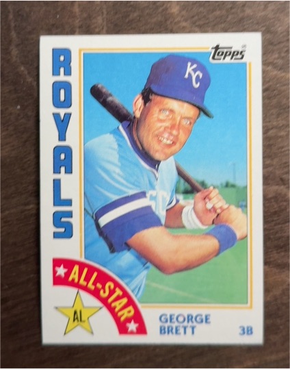 1982 Topps #490 George Brett — front
