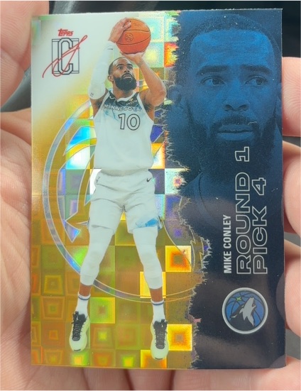 2022 Topps NBA Mike Conley RC-10 Minnesota Timberwolves — front