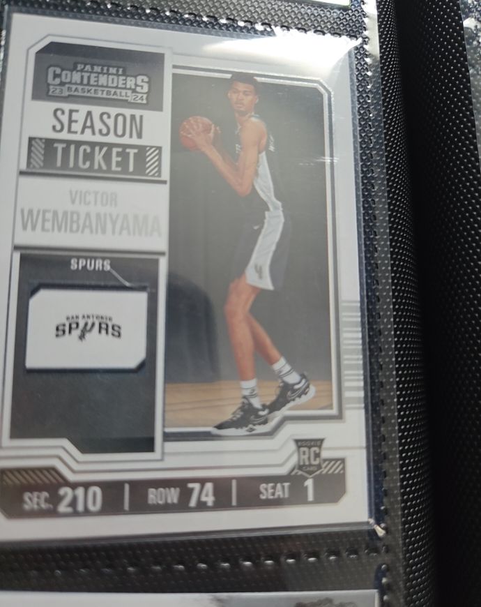 2023 Panini Contenders Basketball #210 Victor Wembanyama — front