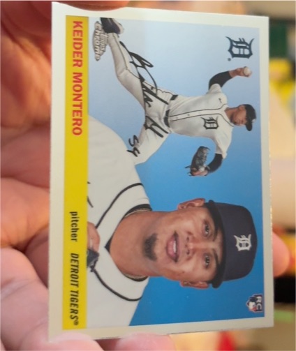 2023 Topps Heritage #54 Keider Montero — front