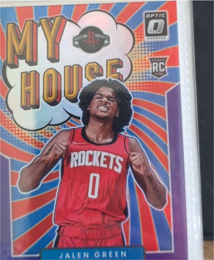2021 Donruss Optic My House #MYH-JG Jalen Green — front