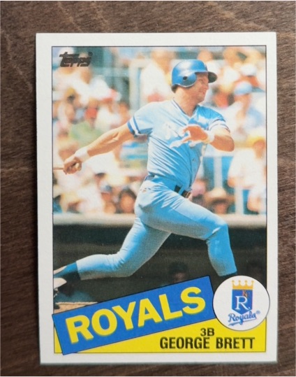 1985 Topps #300 George Brett — front