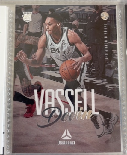 2020 Panini Luminance #207 Devin Vassell — front