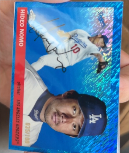 2021 Topps Chrome Hideo Nomo #035 — front