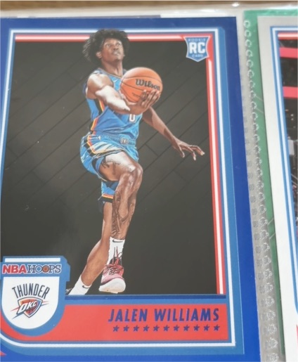 2022 NBA Hoops #RC Jalen Williams Rookie Card — front