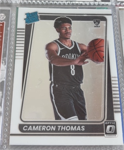 2021 Donruss Optic #8 Cameron Thomas — front