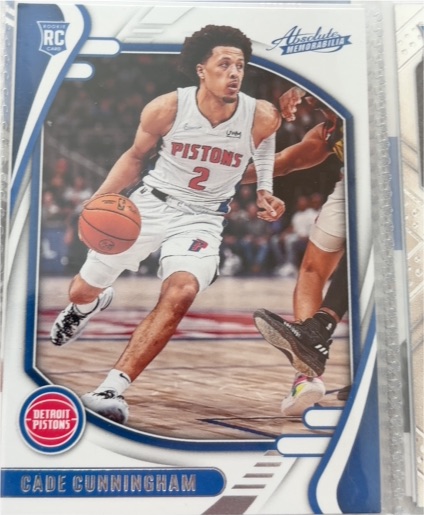 2021 Panini Absolute Memorabilia #RC Cade Cunningham — front