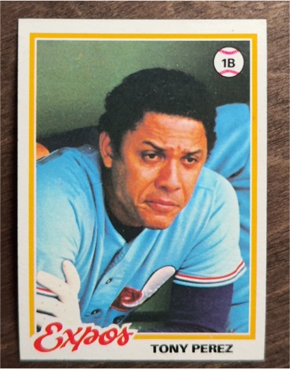 1977 Topps #300 Tony Perez — front
