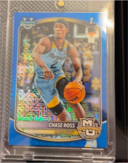 2021 Panini Mosaic College Basketball #1 Chase Ross — front