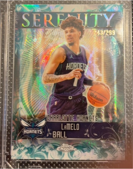 2020 Topps Chrome Serenity #LaMelo Ball — front