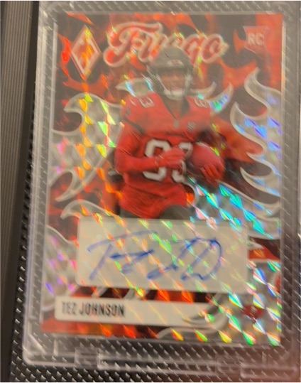 2022 Donruss Fire #FIRE Tez Johnson — front