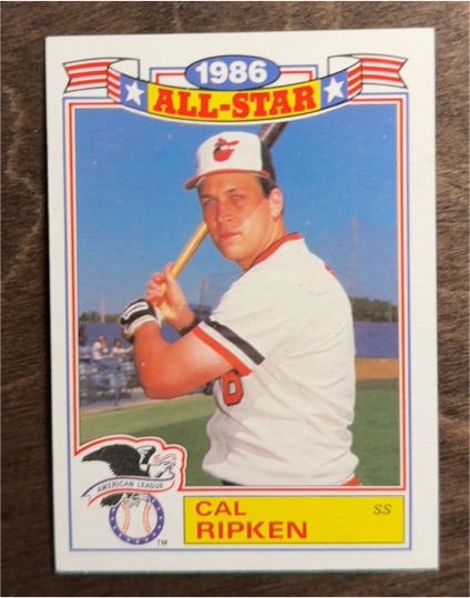 1986 Topps All-Star Cal Ripken — front