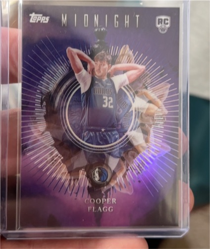 2022 Topps Midnight #Cooper Flagg Rookie Card — front