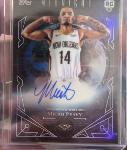 2020 Topps Midnight #14 Micah Peavy — front