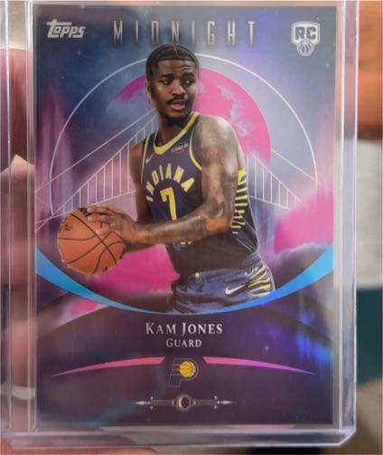 2022 Topps Midnight #RC Kam Jones — front
