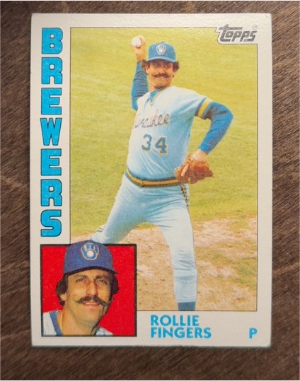 1981 Topps #34 Rollie Fingers — front