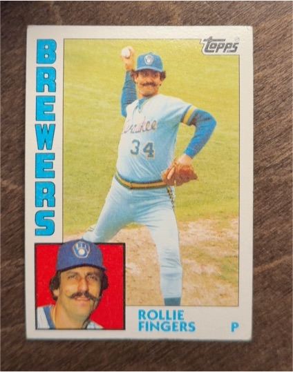 1981 Topps #34 Rollie Fingers — front