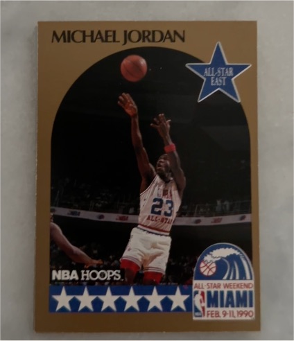 1990 NBA Hoops Michael Jordan All-Star Weekend #All-Star Weekend — front