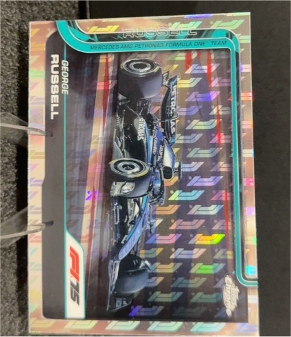2022 Topps F1 George Russell #F15 — front