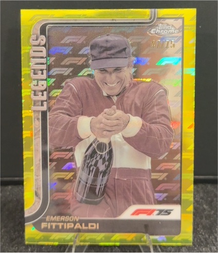 2015 Topps Chrome F1 Legends Emerson Fittipaldi — front