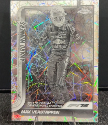 2024 Topps Chrome F1 #AW Max Verstappen Award Winners — front