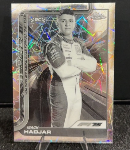 2023 Topps Chrome F1 #F1-75 Isack Hadjar — front