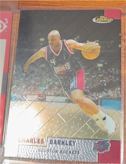 1996 Topps Finest #4 Charles Barkley — front
