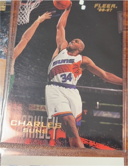 1996 Fleer #34 Charles Barkley — front