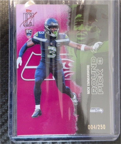 2023 Topps Chrome #Round Pick 3 Nick Emmanwori — front