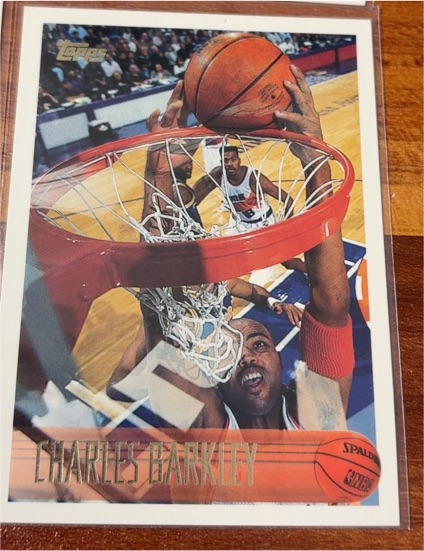 1992 Topps #1 Charles Barkley — front