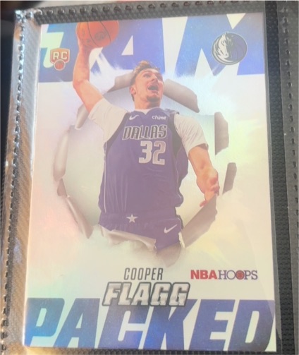 2022 NBA Hoops Cooper Flagg Rookie Card — front