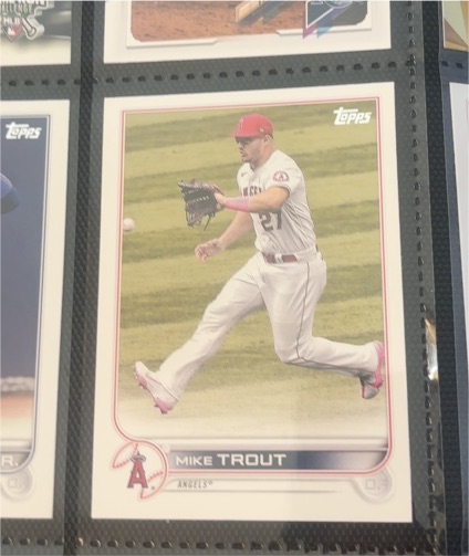 2023 Topps #21 Mike Trout — front